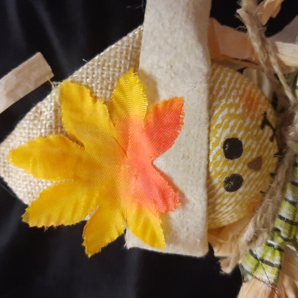 Autumn Fall Bean bottom cotton cloth harvest scare crows - Picture 5 of 6